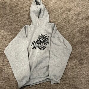 Gray Rocky point lacrosse Hoodie